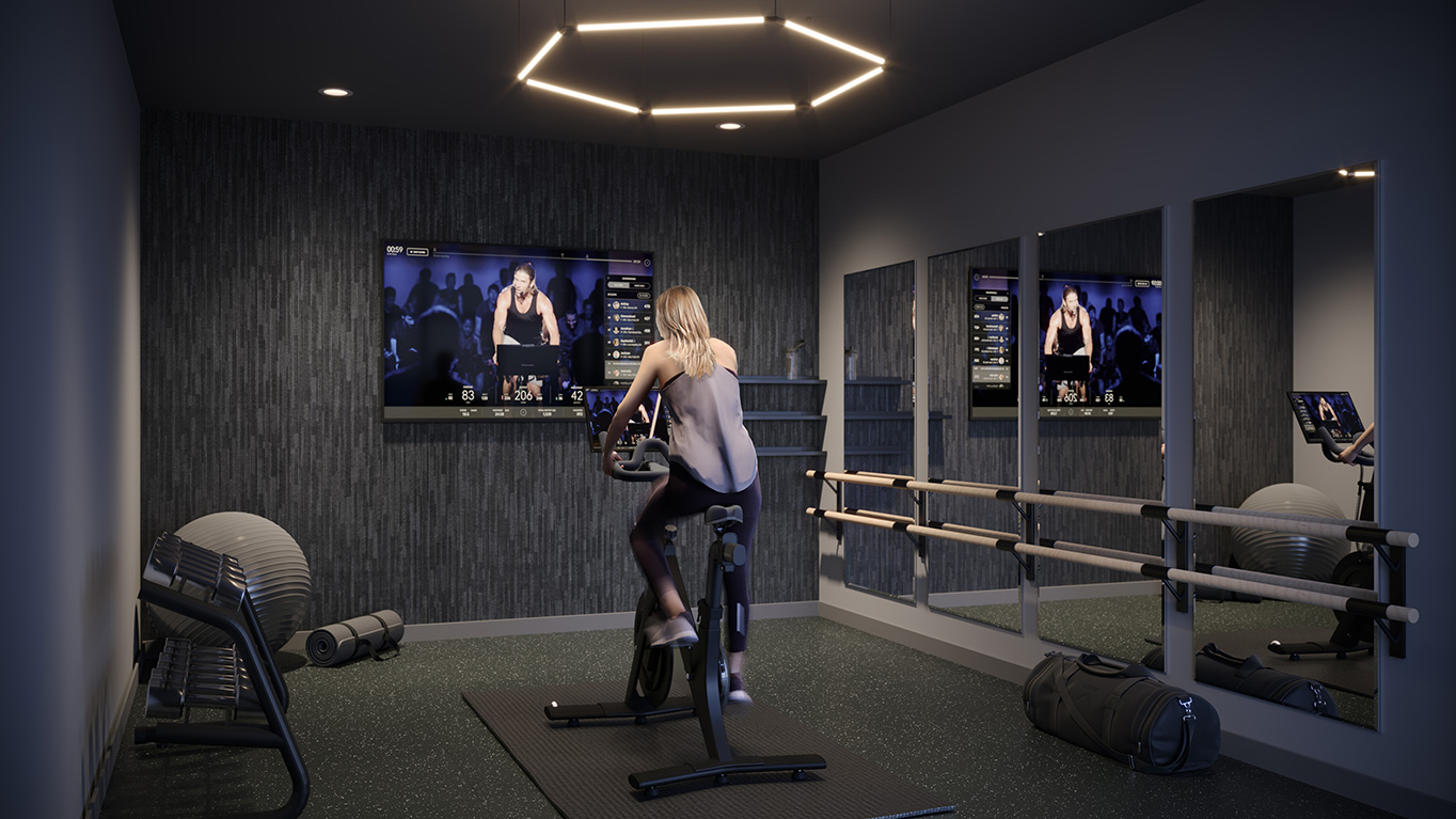 Interactive fitness studio